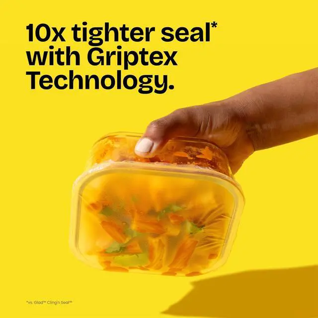 Alt view image 4 of 6 - Glad Press'N Seal Multipurpose Sealing Food Wrap, 100 sq ft Roll