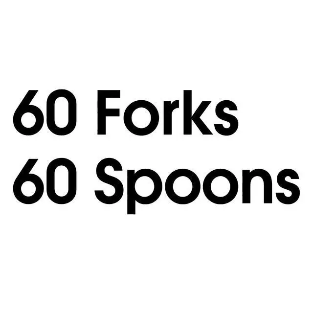 Alt view image 6 of 6 - Great Value Everyday Disposable Plastic Forks and Spoons, White, 120 Count, 60 Forks and 60 Spoons