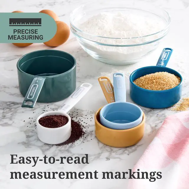 Alt view image 5 of 7 - Farberware Professional Measuring Cup Set with Bonus Coffee Scoop, Assorted Colors