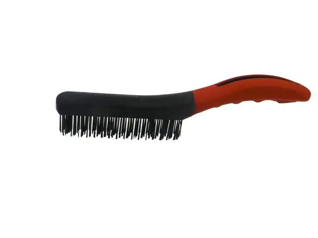 Alt view image 5 of 6 - Hyper Tough Carbon Steel Wire Brush, 4 x 16 Rows