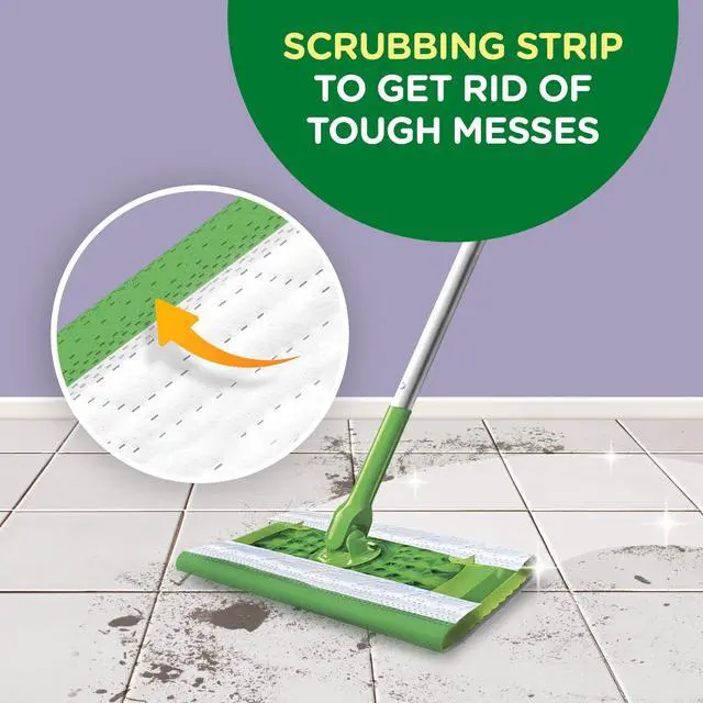 Alt view image 5 of 6 - Swiffer Mop & Go Wet Refills, Gain, 12 Count