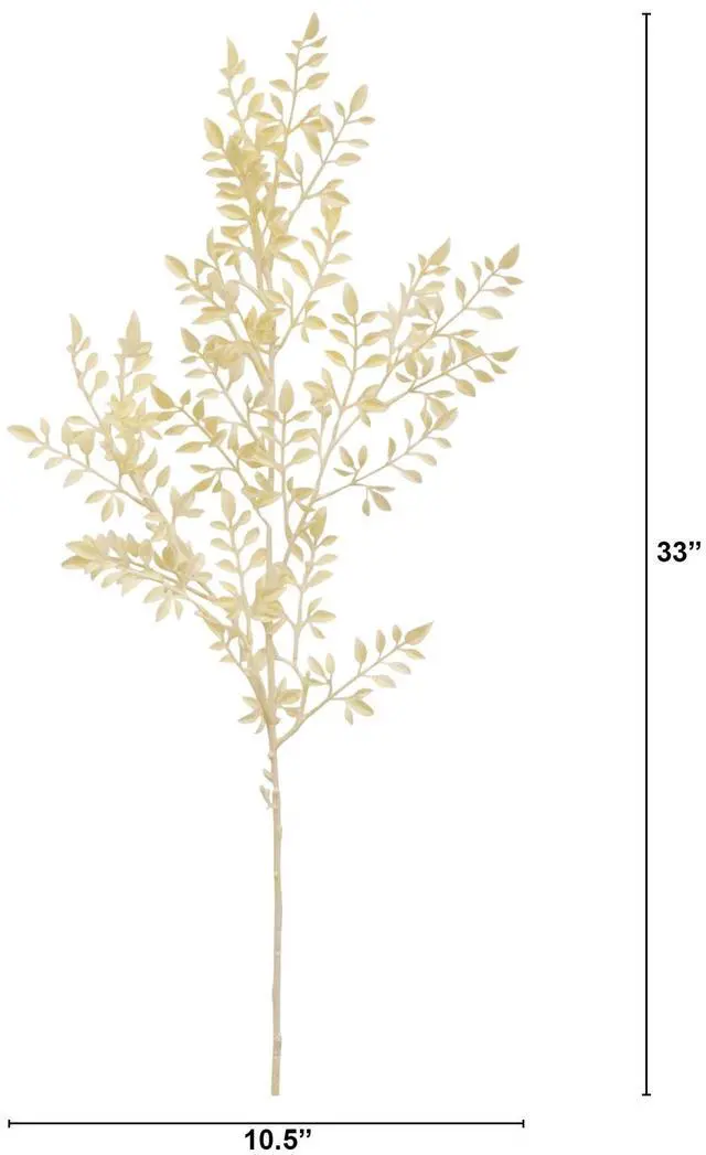 Alt view image 2 of 5 - Better Homes & Gardens 29 in Artificial Flocked Tea Leaf Stem