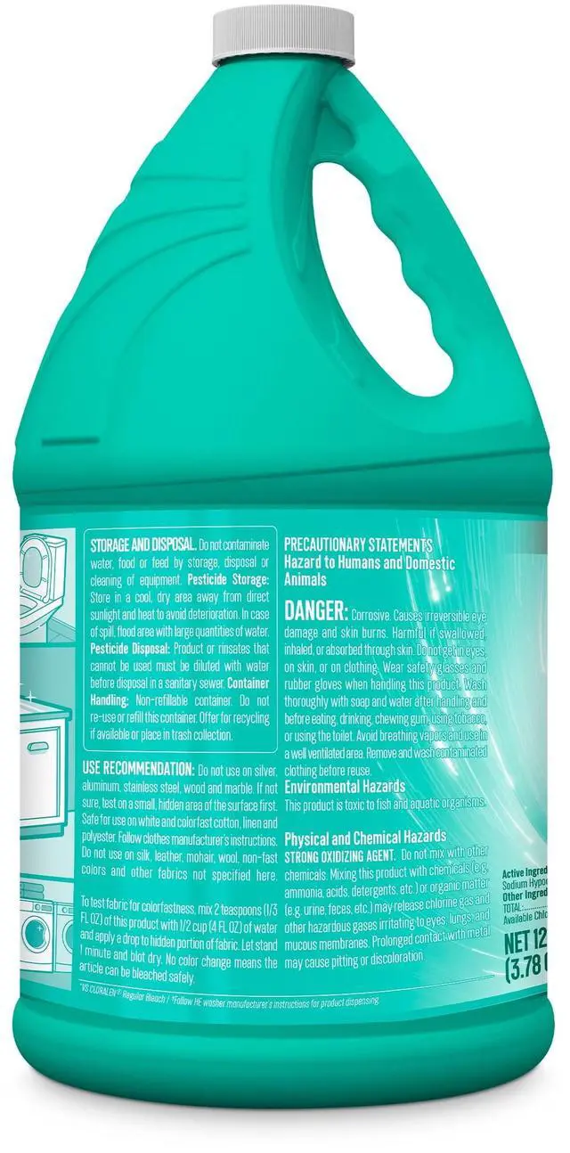 Alt view image 5 of 6 - Cloralen Concentrated Household Cleaning Liquid Bleach, 121 fl oz