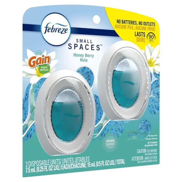 Alt view image 6 of 6 - Febreze BATH Air Freshener Gain Honey Berry Hula, 2 count
