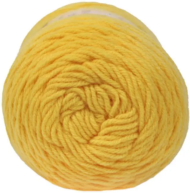 Alt view image 2 of 5 - (2 pack) Mainstays Medium Acrylic Yellow Yarn, 7 Oz 397 Yards