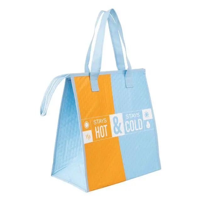 Alt view image 4 of 7 - (2 pack) Walmart Reusable Insulated Freezer Bag with Zipper, Eco-Friendly Grocery Carrier, 22 lbs Capacity