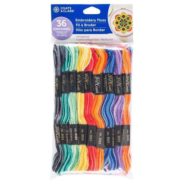 Main image of J & P Coats Embroidery Floss Value Pack, 1 Each