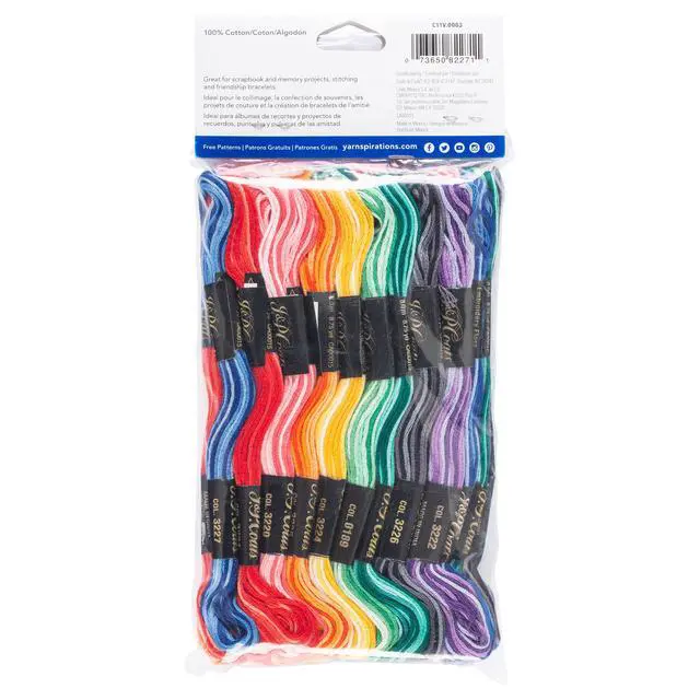 Alt view image 2 of 3 - J & P Coats Embroidery Floss Value Pack, 1 Each