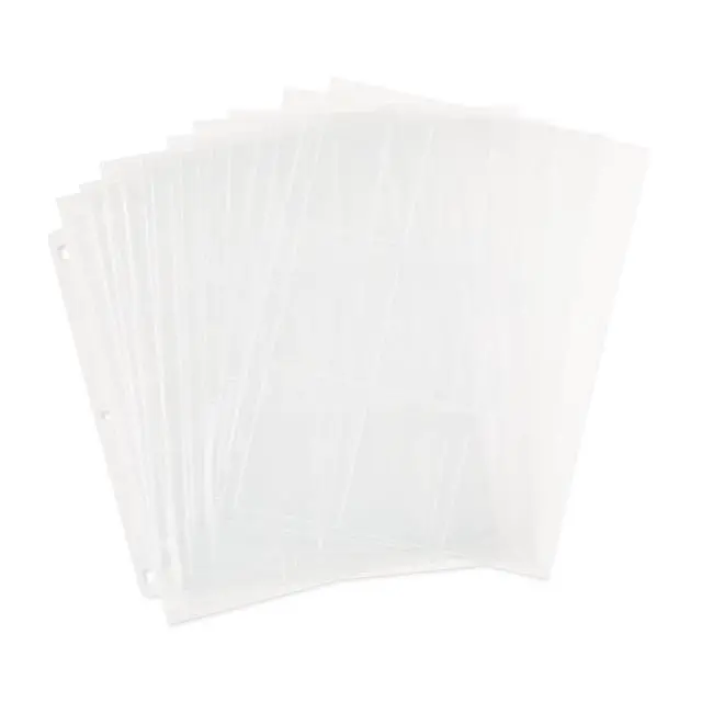 Alt view image 3 of 6 - Pen + Gear 9-Pocket Protective Trading Card Pages, 8.5 in x 11 in, Clear, 10 Count