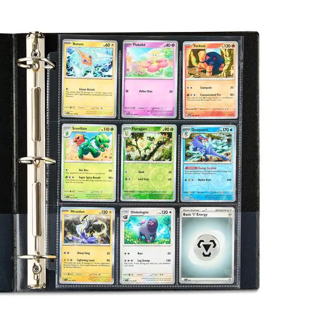 Alt view image 6 of 6 - Pen + Gear 9-Pocket Protective Trading Card Pages, 8.5 in x 11 in, Clear, 10 Count