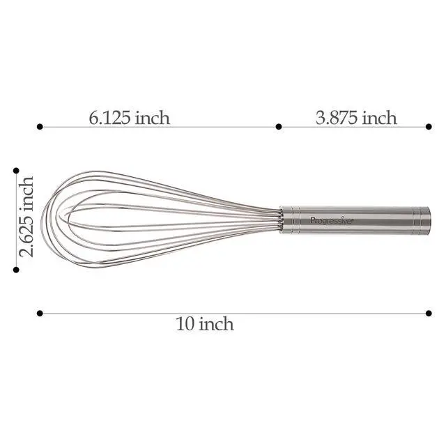 Alt view image 3 of 6 - Prep Solutions 10" Stainless Steel Balloon Whisk