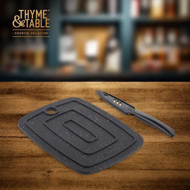 Alt view image 6 of 6 - Thyme & Table Bar Board Cutting Board with 3.5 in Paring Knife, 2-Piece Set