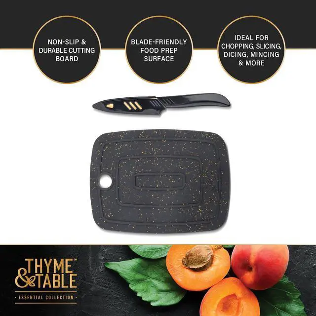 Alt view image 2 of 6 - Thyme & Table Bar Board Cutting Board with 3.5 in Paring Knife, 2-Piece Set