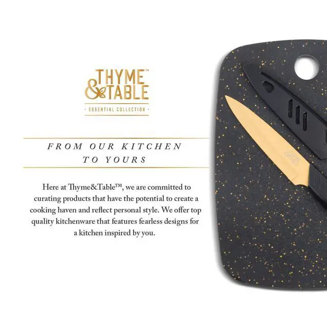 Alt view image 4 of 6 - Thyme & Table Bar Board Cutting Board with 3.5 in Paring Knife, 2-Piece Set