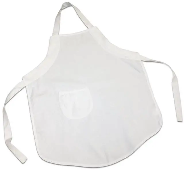 Main image of Aunt Martha's Fancy Cut Youth Child White Apron Size 20"x 24"