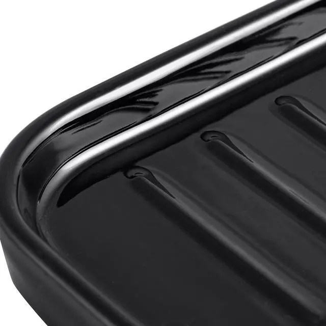 Alt view image 3 of 4 - Mainstays Basic Ceramic Soap Dish, Black