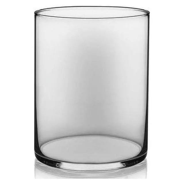 Alt view image 2 of 4 - Libbey Wide Glass Cylinder Floral Vase, 8" Tall and 6" Wide