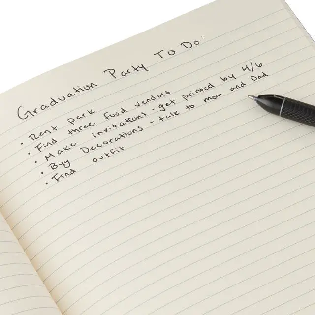 Alt view image 3 of 5 - Pen+Gear Poly Notebook, Blue, 7 in x 9.87 in, 80 College-Ruled Pages