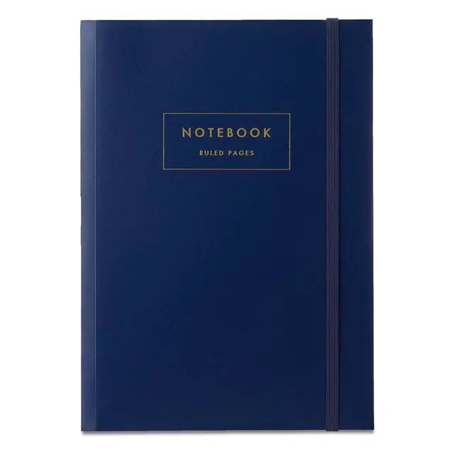 Alt view image 2 of 5 - Pen+Gear Poly Notebook, Blue, 7 in x 9.87 in, 80 College-Ruled Pages