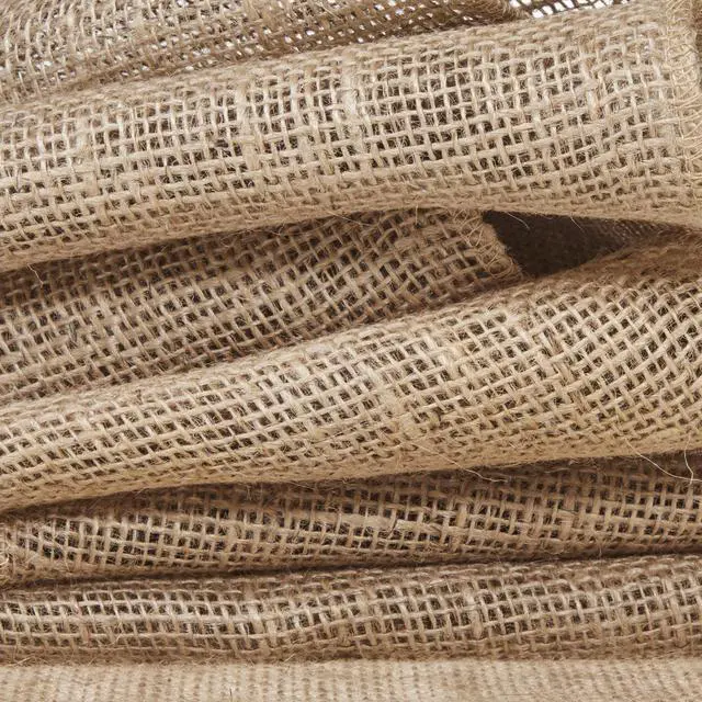 Alt view image 4 of 5 - Love, Laugh, Craft Jute Naturalistic Needlework Fabric Precut Roll, 8" x 5-Yards, Natural