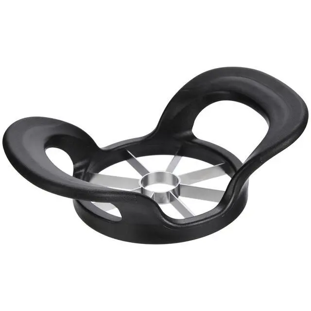 Alt view image 4 of 5 - Mainstays 8-Wedge Stainless Steel Apple Slicer and Corer, Black