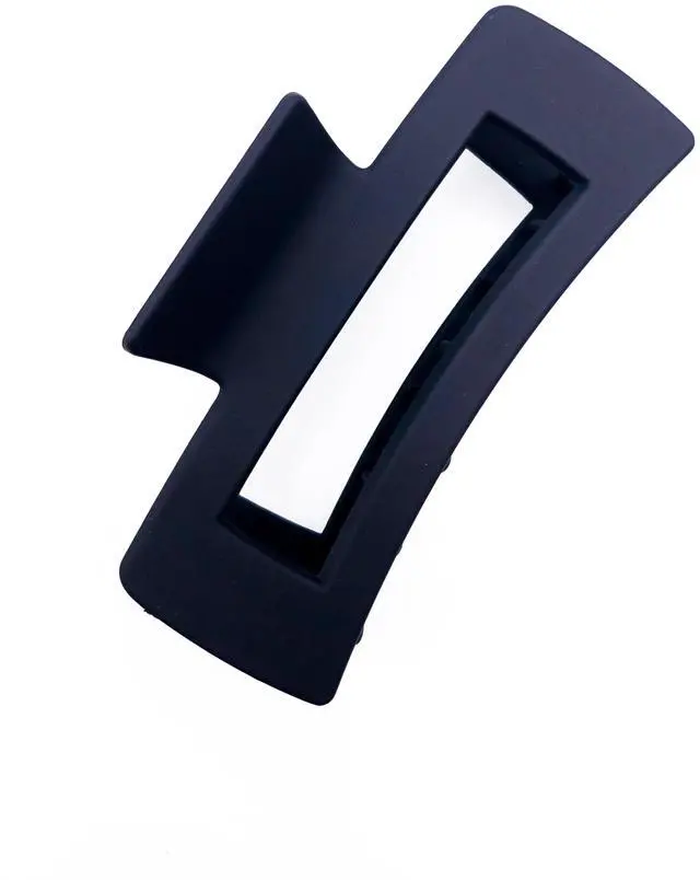 Alt view image 6 of 7 - Time and Tru Women's Hair Claw Clip 2-Pack, Black Grey