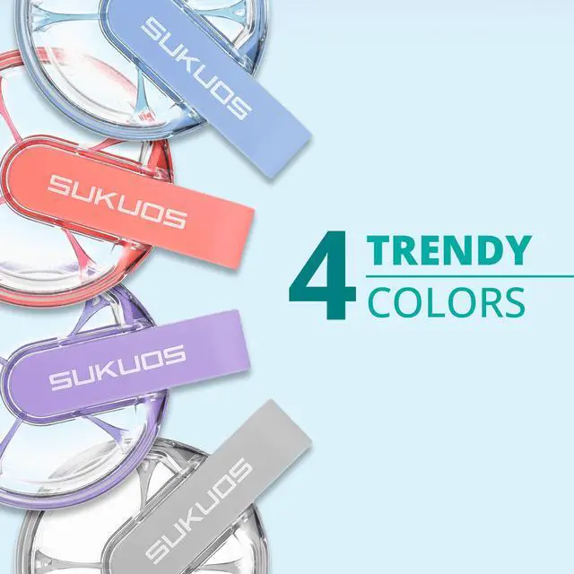 Alt view image 2 of 6 - Sukuos Daily Use Portable Pill Organizer with 4 Compartments, Travel Pill Box & Vitamin Container, 1 pack, 4 Random Colors