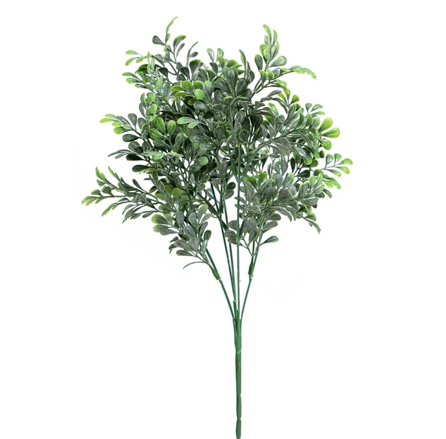 Alt view image 2 of 6 - (4 pack) Mainstays 14.2" Green Artificial Boxwood Leaf Pick
