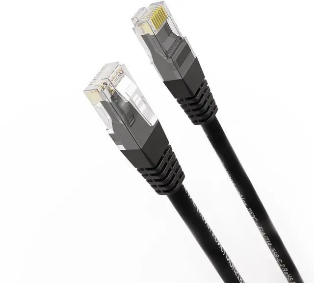 Alt view image 4 of 5 - onn. Cat6 Ethernet Patch Cable, RJ45 Network Internet Stranded Cord, 14', Black