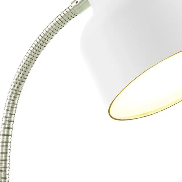 Alt view image 4 of 6 - Mainstays 17" LED Catch-All Base & AC Outlet Adjustable Flexible Desk Lamp