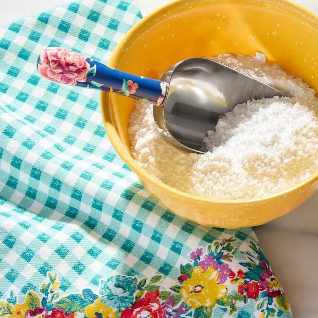 Alt view image 5 of 5 - The Pioneer Woman Keepsake Floral Stainless Steel Multi-Purpose Kitchen Scoop