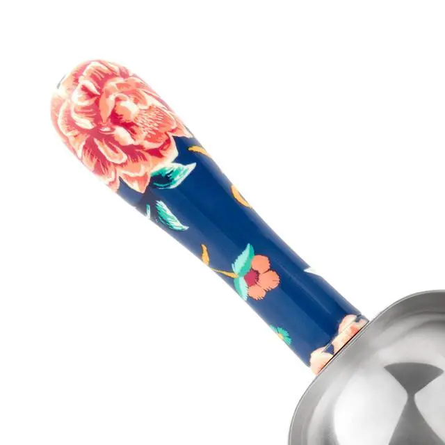 Alt view image 2 of 5 - The Pioneer Woman Keepsake Floral Stainless Steel Multi-Purpose Kitchen Scoop