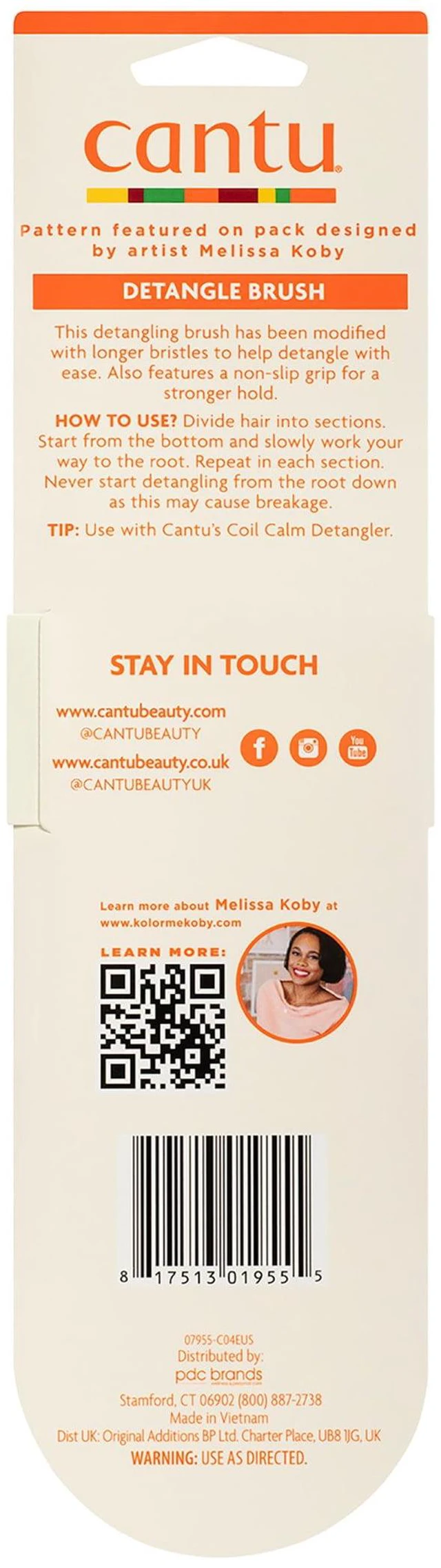 Alt view image 7 of 7 - Cantu Detangle Wash Day Hair Brush, Thick & Curly Hair