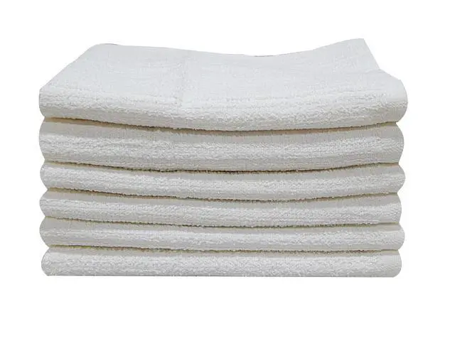 Alt view image 3 of 4 - Mainstays 6-Piece Bar Mop Kitchen Towel Set, White