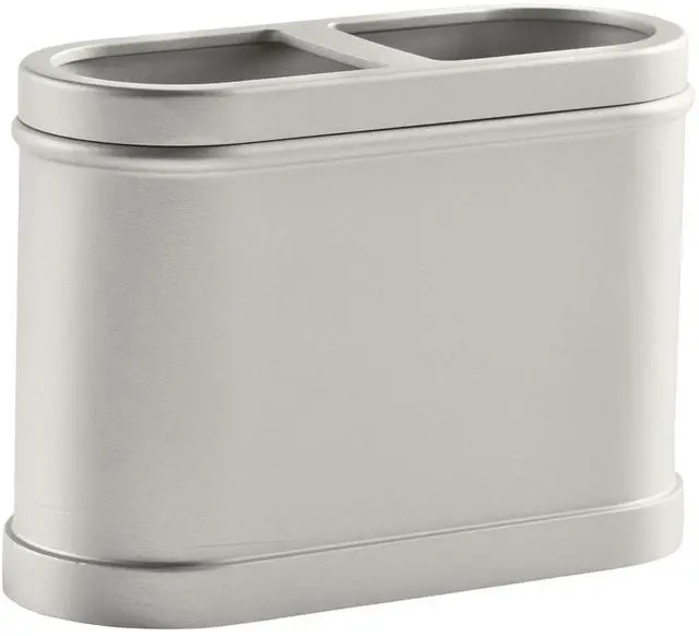 Main image of Better Homes & Gardens Satin Nickel Metal Toothbrush Holder