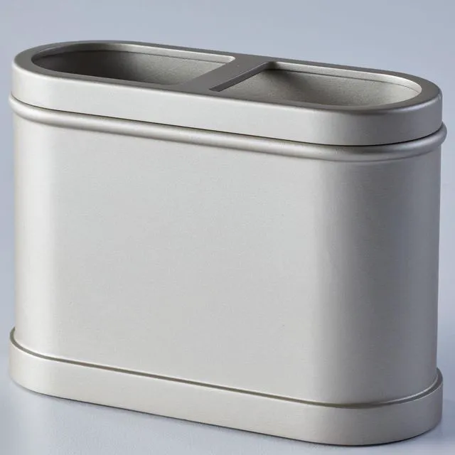 Alt view image 4 of 5 - Better Homes & Gardens Satin Nickel Metal Toothbrush Holder