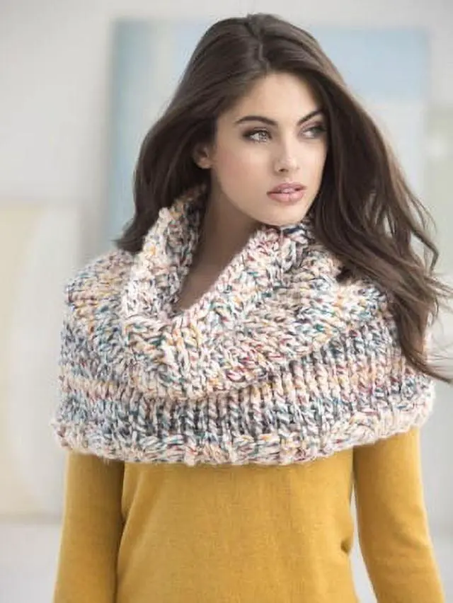 Alt view image 2 of 6 - Lion Brand Yarn Wool-Ease Thick & Quick Hudson Bay Super Bulky Acrylic Wool Blend Yarn