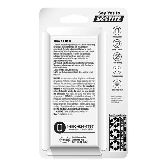 Alt view image 3 of 5 - Loctite Extreme Glue Pack of 1, Clear 1.62 oz Bottle