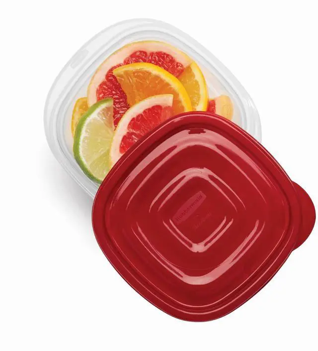 Alt view image 3 of 6 - (2 pack) Rubbermaid 2.1 cups Clear Food Storage Container, 5-Pack