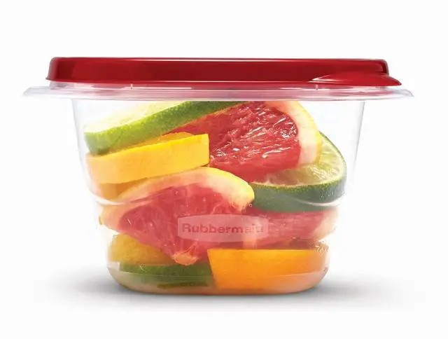 Alt view image 5 of 6 - (2 pack) Rubbermaid 2.1 cups Clear Food Storage Container, 5-Pack