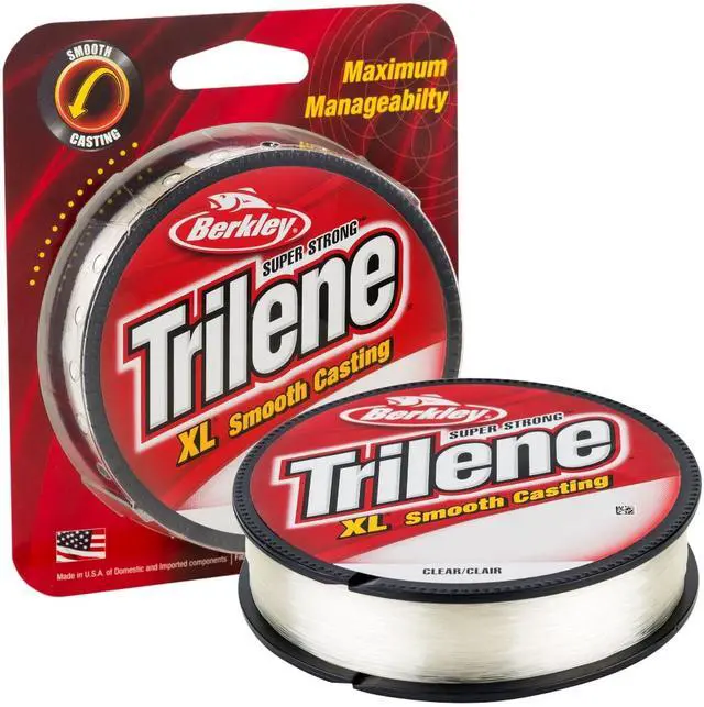 Alt view image 5 of 5 - Berkley Trilene® XL® Monofilament Fishing Line, Clear, 8 lb Test Strength, 330 yd