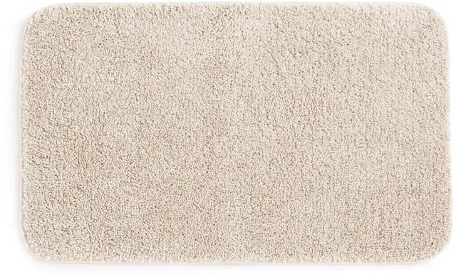 Main image of Mainstays Basic Polyester Bath Rug, Tan, 20 in x 32 in