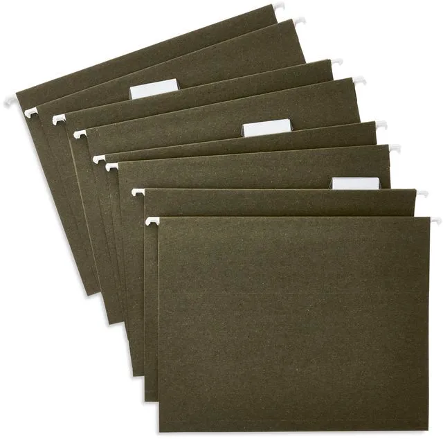 Alt view image 3 of 4 - Pen+Gear Letter Size Hanging File Folders, 12 Count, Green