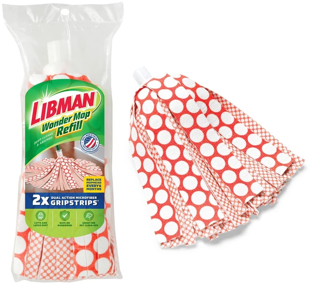 Main image of Libman Wonder Mop Refill with Microfiber Grip Strips