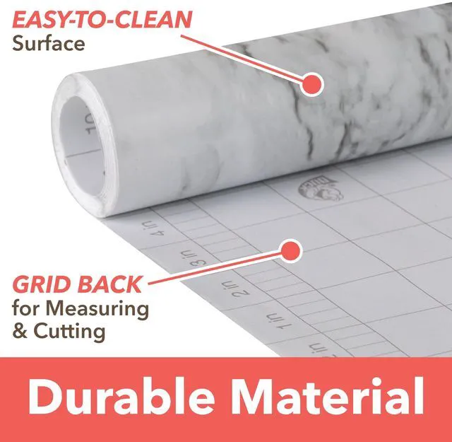 Alt view image 2 of 5 - EasyLiner Removable Adhesive Shelf Liner, Fern Starburst 20" x 15' Roll