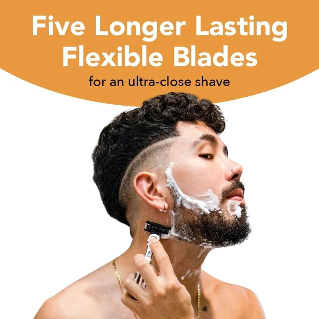 Alt view image 4 of 5 - BIC Flex 5 Men's 5-Blade Disposable Razors, Dorm Room Essentials for Guys, 2-Count