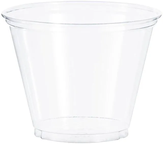 Alt view image 2 of 5 - Solo Party Disposable Plastic Cups, Clear, 9 oz, 50 Count
