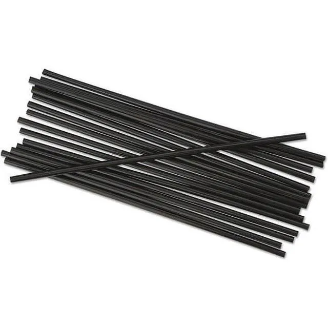 Alt view image 4 of 4 - Genuine Joe GJO03196 5.5 in. Plastic Stirrers Stirrer, Black - Pack of 1000