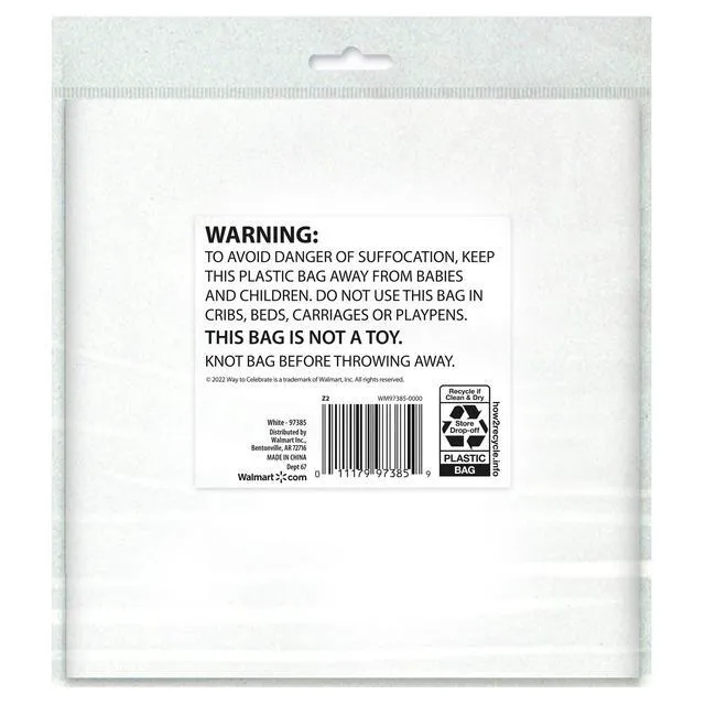 Alt view image 7 of 7 - (6 pack) 1 Count 54 IN x 108IN White Rectangular Plastic Table Covers by Way To Celebrate