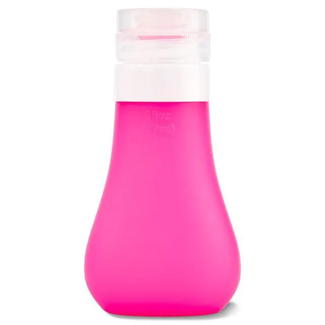 Alt view image 2 of 6 - (2 pack) Equate Silicone Travel Bottle for Toiletries, Color May Vary, 3 fl oz